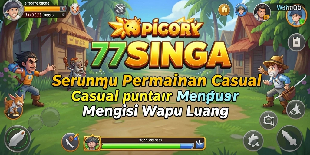 Tampilan gameplay 77SINGA yang menyenangkan dan interaktif.