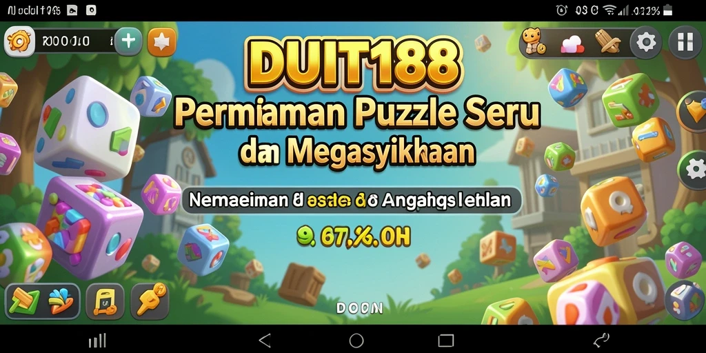 Screenshot gameplay DUIT188 menampilkan tantangan puzzle yang menarik.