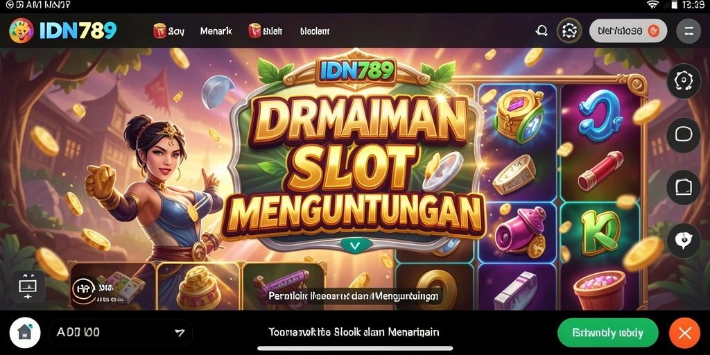 Gameplay menegangkan dari IDN789 dengan mesin Slot yang beragam.