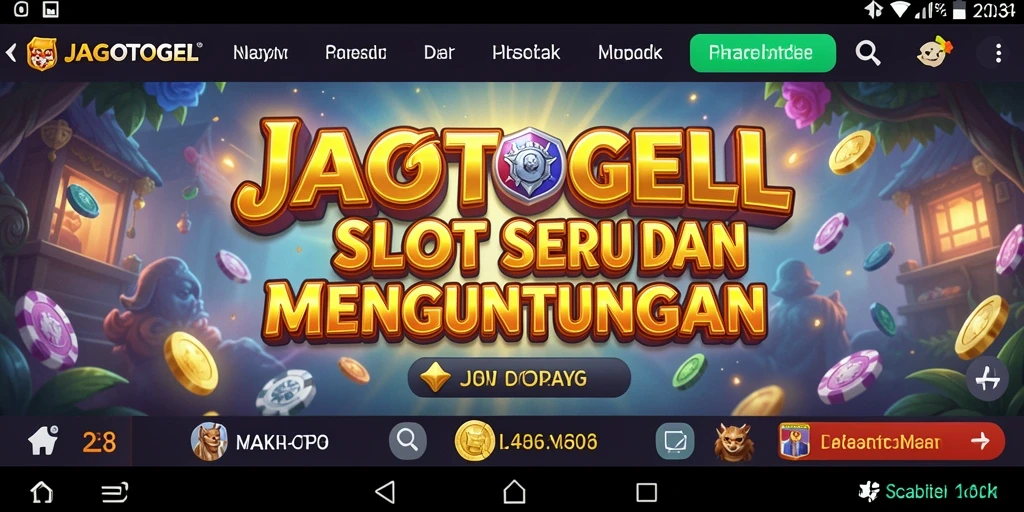 Tampilan gameplay menarik dari JAGOTOGEL dengan efek visual yang memukau.
