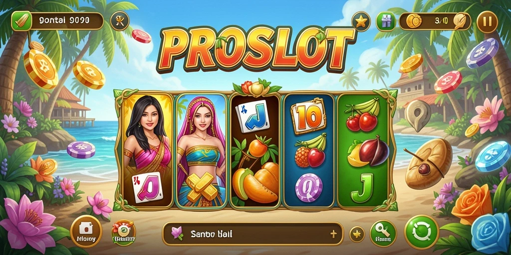 Tampilan menarik dari gameplay PROSLOT dengan efek visual yang memukau.