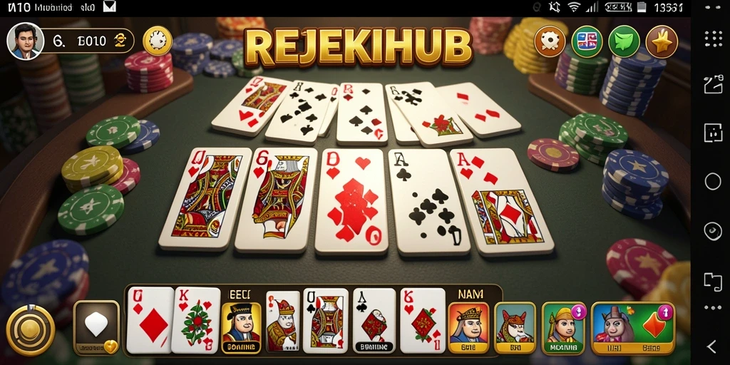 Tampilan gameplay REJEKIHUB yang menarik dan penuh warna.